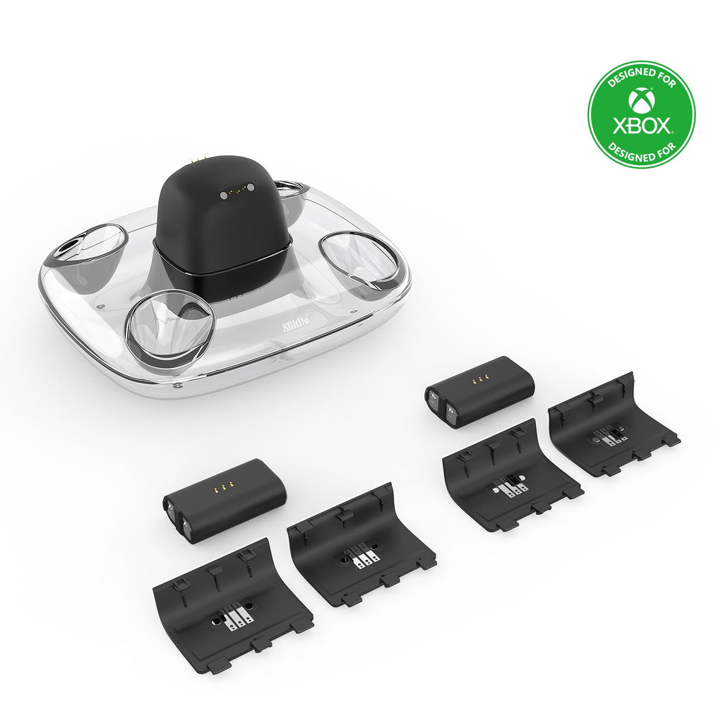 8BitDo Dual Charging Dock for Xbox wireless controllers - Charging Base Edition for Supported Controllers