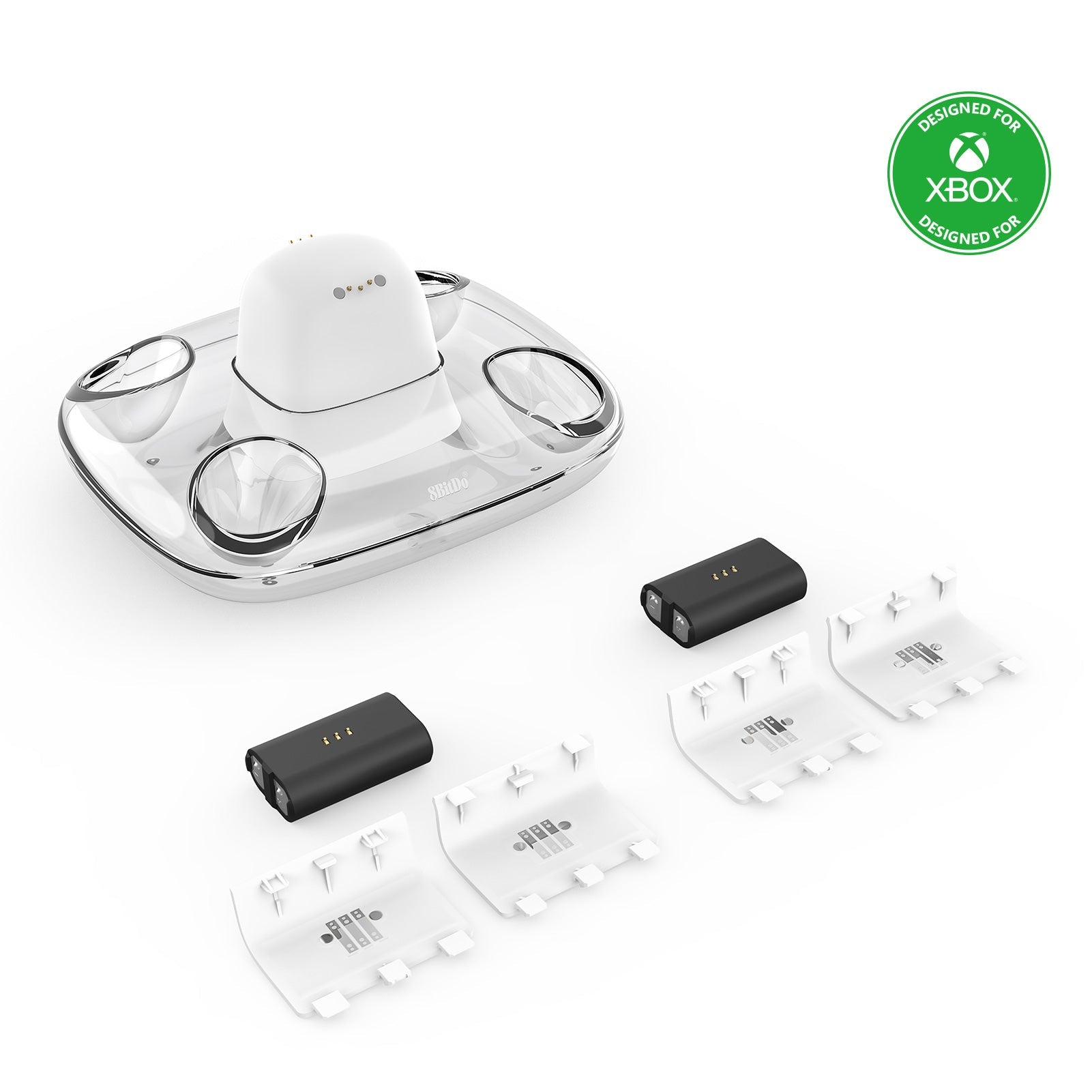 8BitDo Dual Charging Dock for Xbox wireless controllers - Charging Base Edition for Supported Controllers