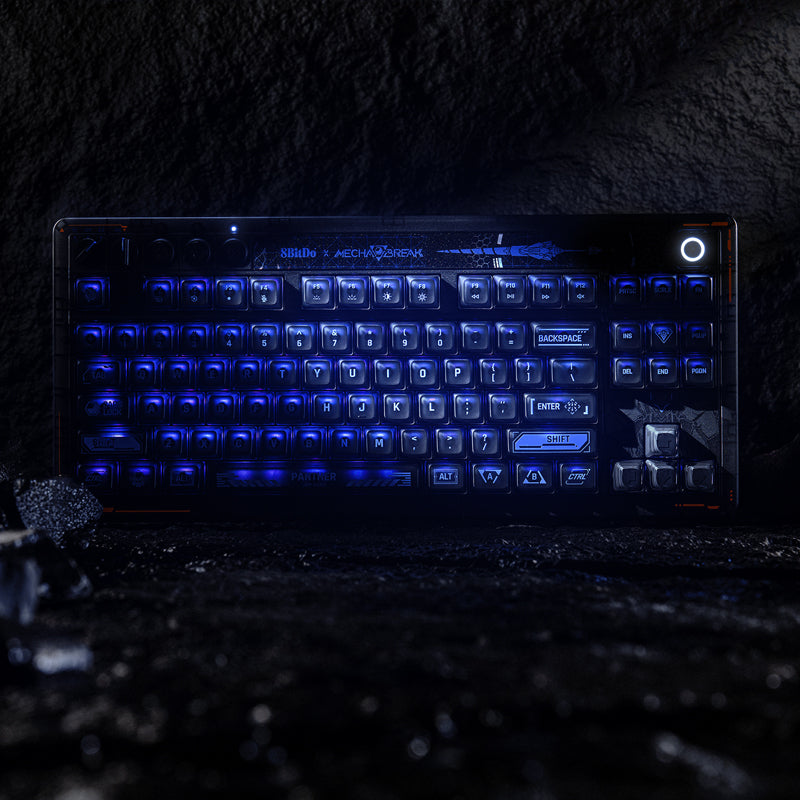 8BitDo Retro 87 Mechanical Keyboard - Mecha BREAK - Mechanical Key Edition with Retro-Inspired Styling