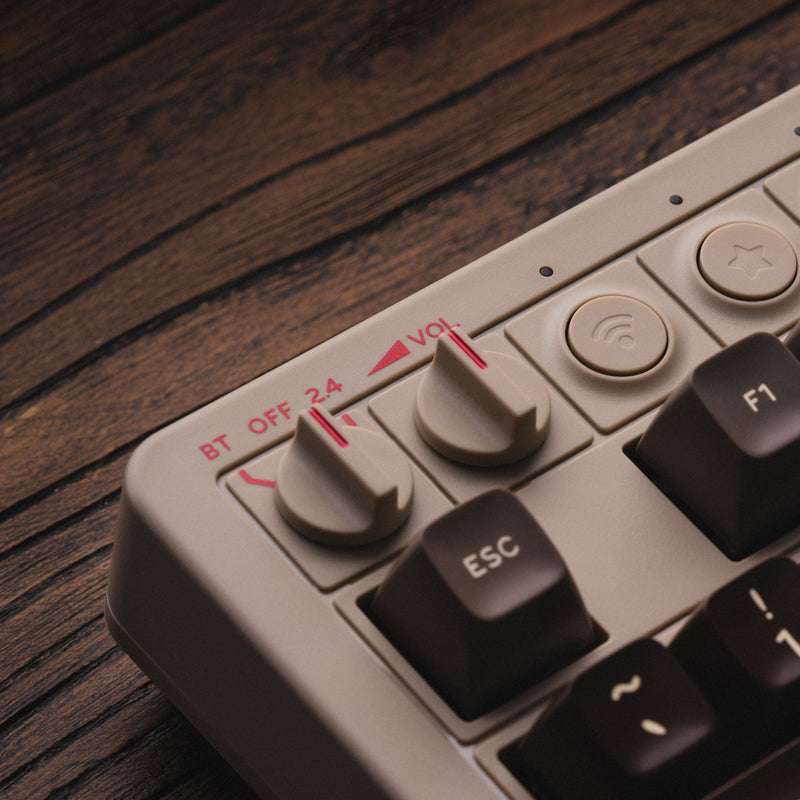 8BitDo Retro Mechanical Keyboard - Mechanical Key Edition with Retro-Inspired Styling