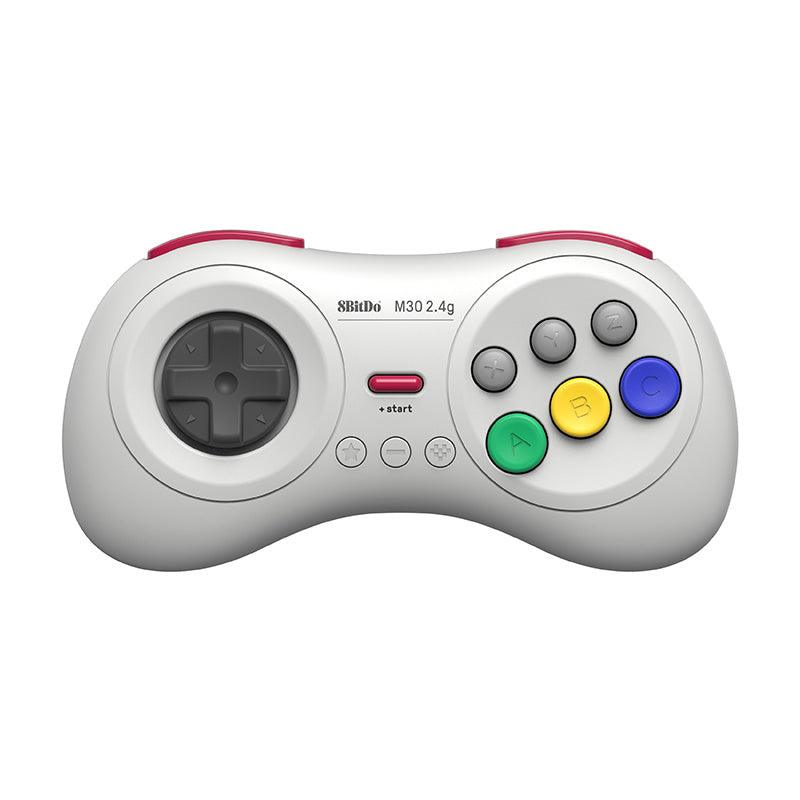 8BitDo M30 2.4G Controller for Sega Genesis Mini & Mega Drive Mini - Controller with a Familiar and Practical Layout