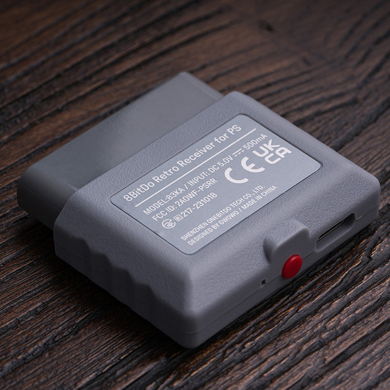 8BitDo Retro Receiver for PS1 PS2 - Connection Adapter for Supported Platforms