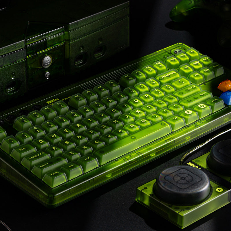 8BitDo Retro 87 Mechanical Keyboard - Xbox Edition - Mechanical Key Edition with Retro-Inspired Styling