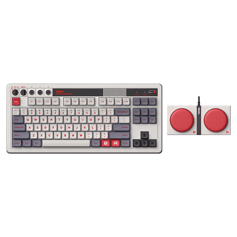 8BitDo Retro Mechanical Keyboard - Mechanical Key Edition with Retro-Inspired Styling
