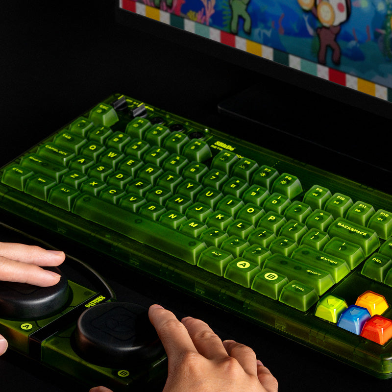 8BitDo Retro 87 Mechanical Keyboard - Xbox Edition - Mechanical Key Edition with Retro-Inspired Styling