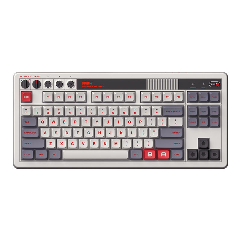 8BitDo Retro Mechanical Keyboard - Mechanical Key Edition with Retro-Inspired Styling