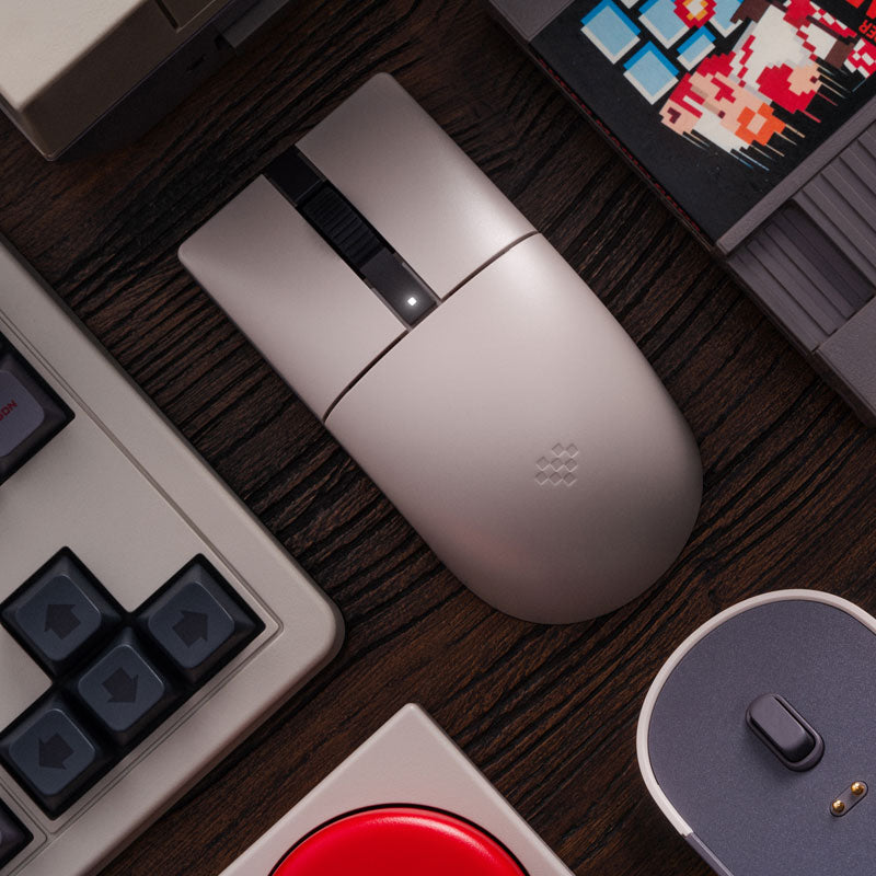8BitDo Retro R8 Mouse - N Edition - Mouse Collection for Gaming and Everyday Use