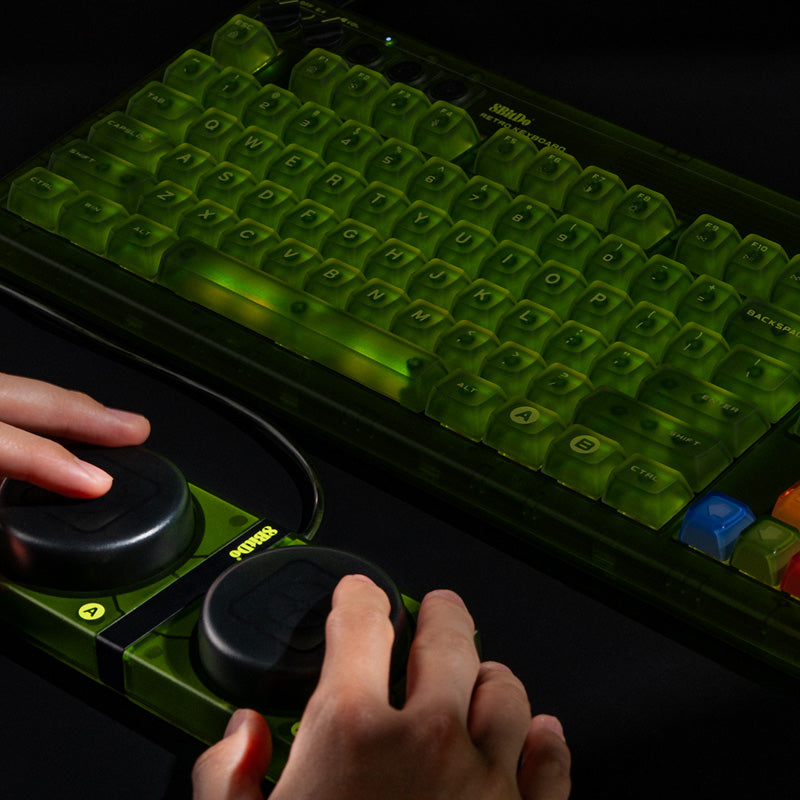 8BitDo Retro 87 Mechanical Keyboard - Xbox Edition - Mechanical Key Edition with Retro-Inspired Styling