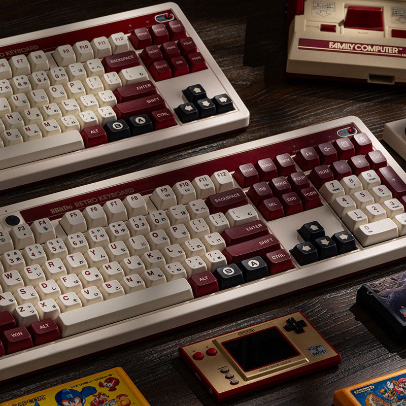 8BitDo Retro 108 Mechanical Keyboard - Mechanical Key Edition with Retro-Inspired Styling