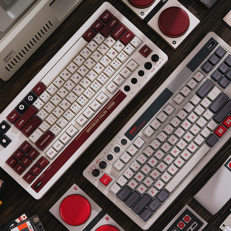 8BitDo Retro Mechanical Keyboard - Mechanical Key Edition with Retro-Inspired Styling