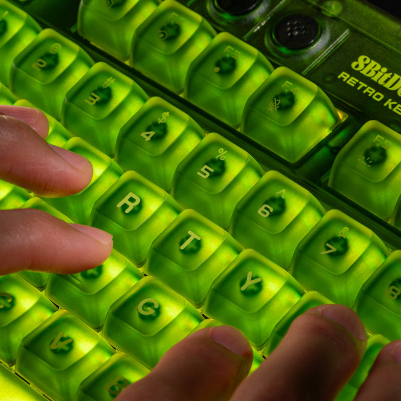 8BitDo Retro 87 Mechanical Keyboard - Xbox Edition - Mechanical Key Edition with Retro-Inspired Styling