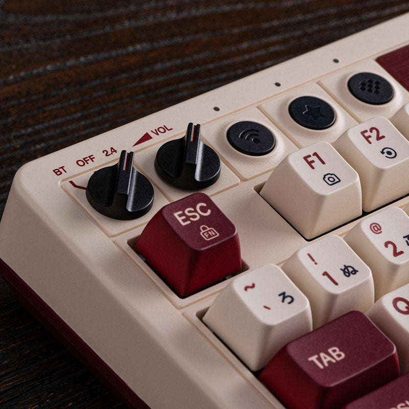 8BitDo Retro 108 Mechanical Keyboard - Mechanical Key Edition with Retro-Inspired Styling