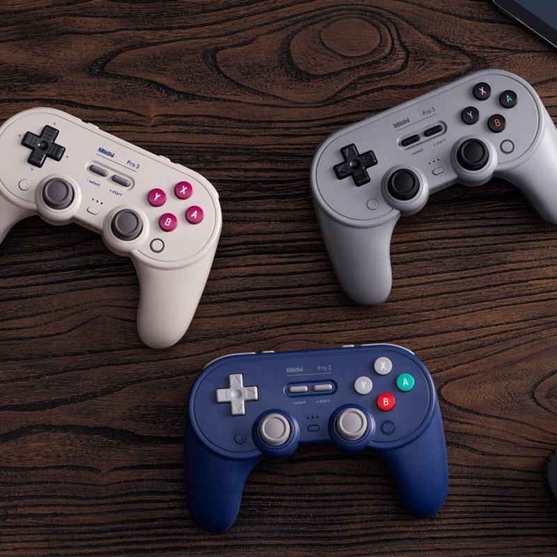 8BitDo Pro 3 Bluetooth Gamepad - Controller with a Familiar and Practical Layout