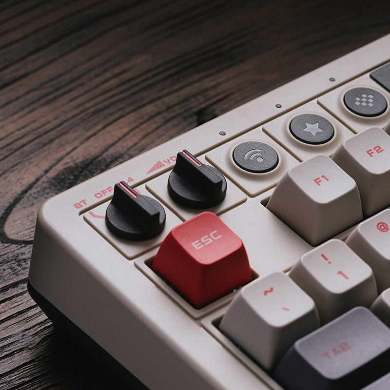 8BitDo Retro Mechanical Keyboard - Mechanical Key Edition with Retro-Inspired Styling