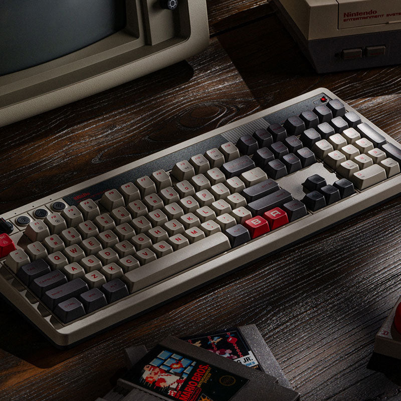 8BitDo Retro 108 Mechanical Keyboard - Mechanical Key Edition with Retro-Inspired Styling