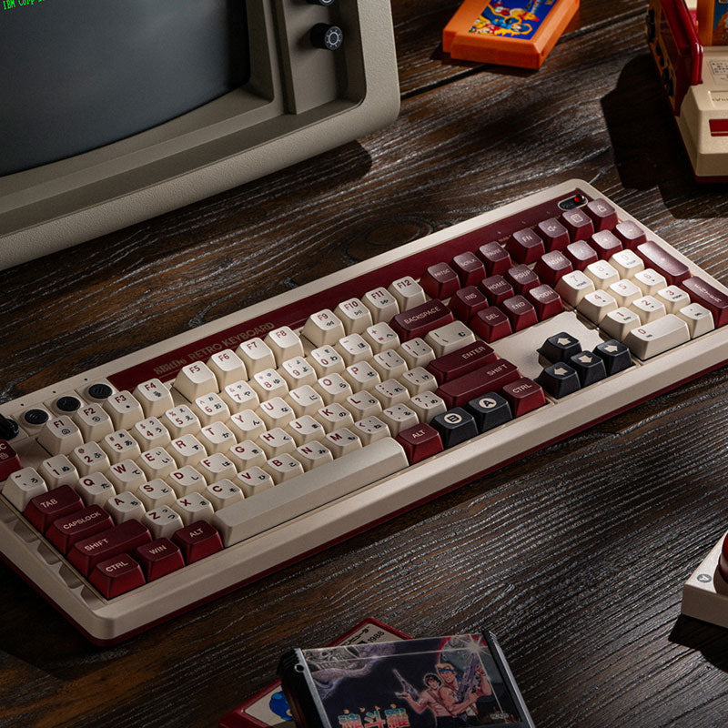 8BitDo Retro 108 Mechanical Keyboard - Mechanical Key Edition with Retro-Inspired Styling