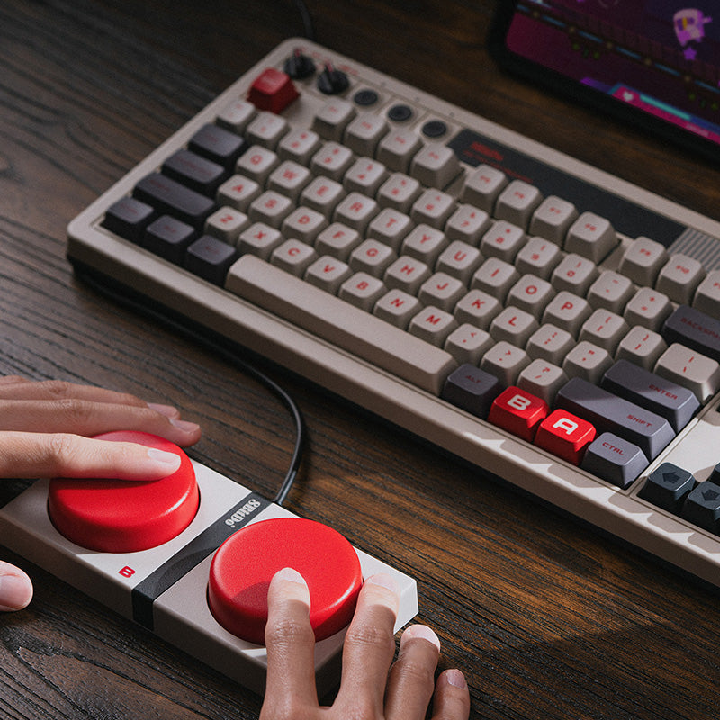 8BitDo Retro Mechanical Keyboard - Mechanical Key Edition with Retro-Inspired Styling
