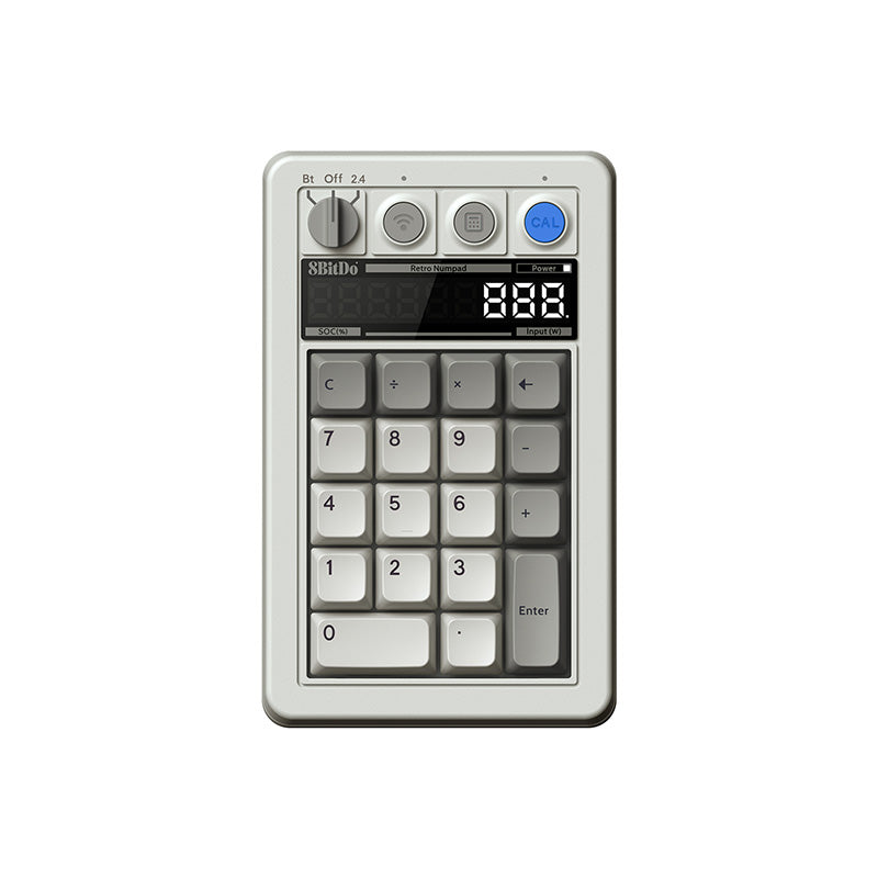 8BitDo Retro 18 Mechanical Numpad - Mechanical Key Edition with Retro-Inspired Styling