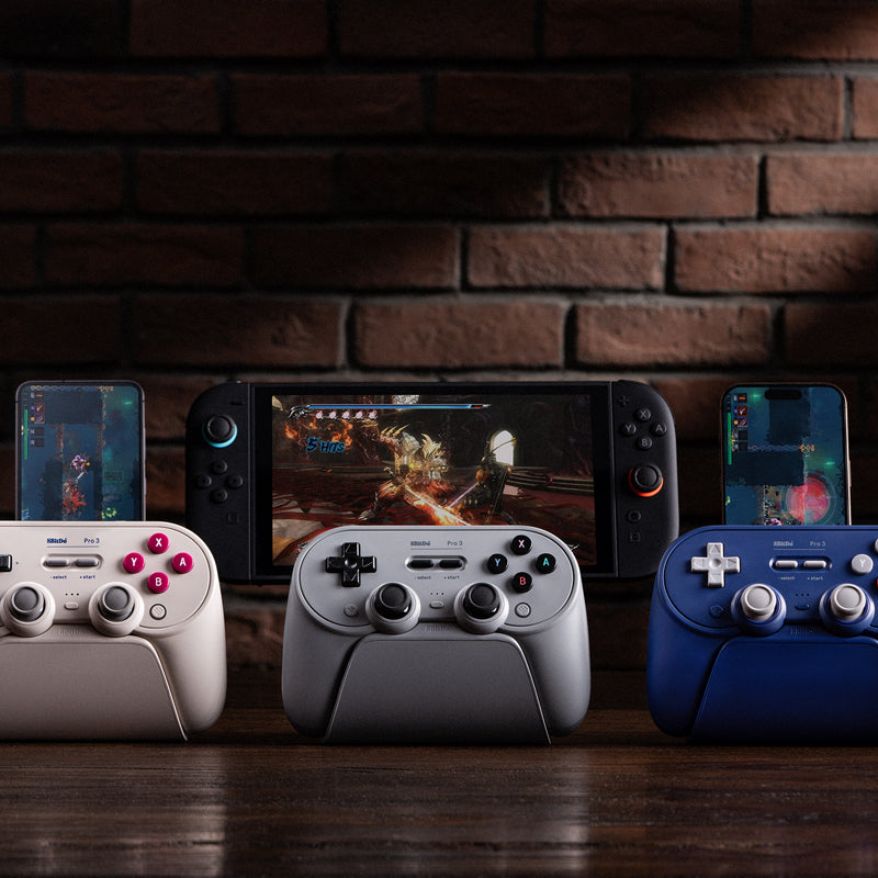 8BitDo Pro 3 Bluetooth Gamepad - Controller with a Familiar and Practical Layout