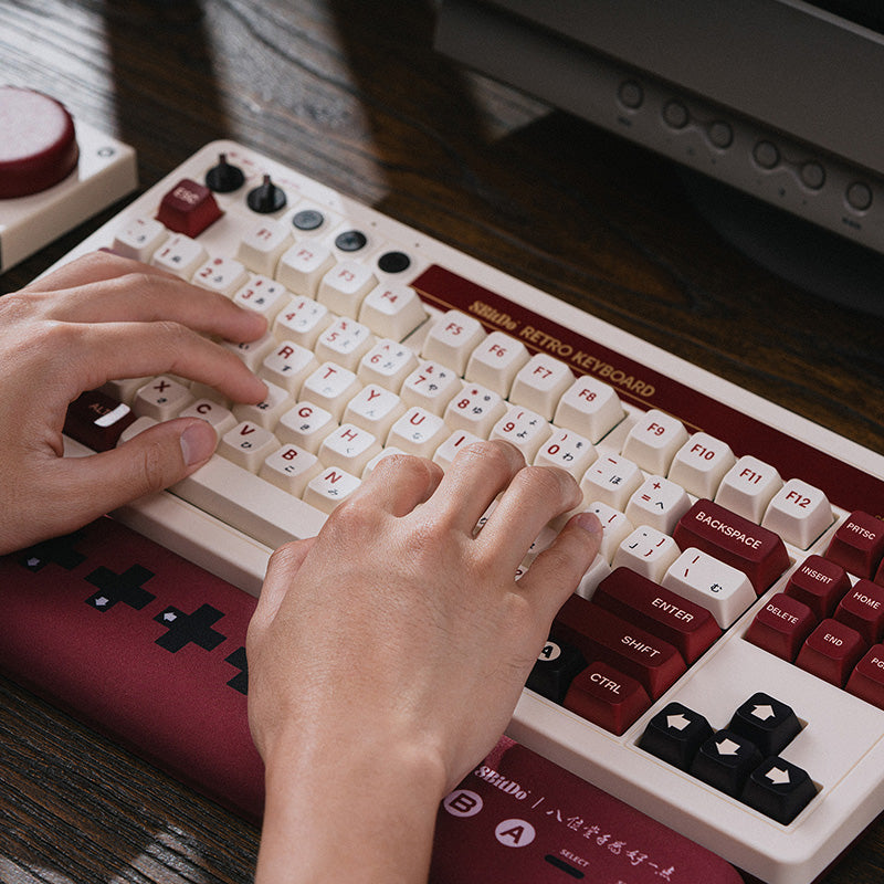 8BitDo Retro Mechanical Keyboard - Mechanical Key Edition with Retro-Inspired Styling