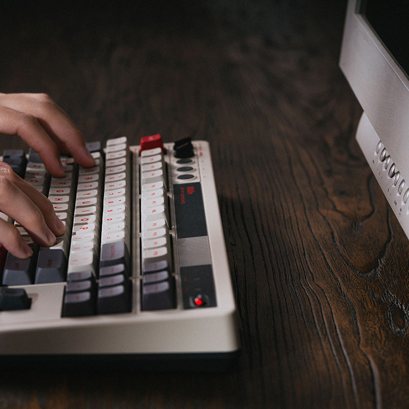 8BitDo Retro Mechanical Keyboard - Mechanical Key Edition with Retro-Inspired Styling