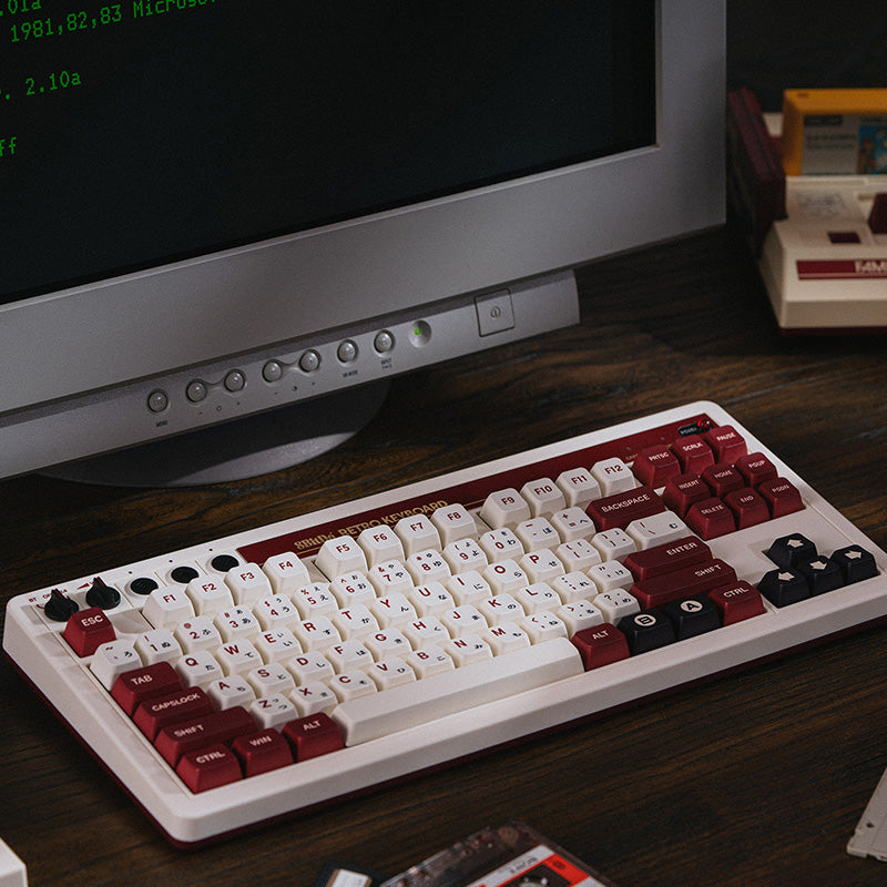 8BitDo Retro Mechanical Keyboard - Mechanical Key Edition with Retro-Inspired Styling