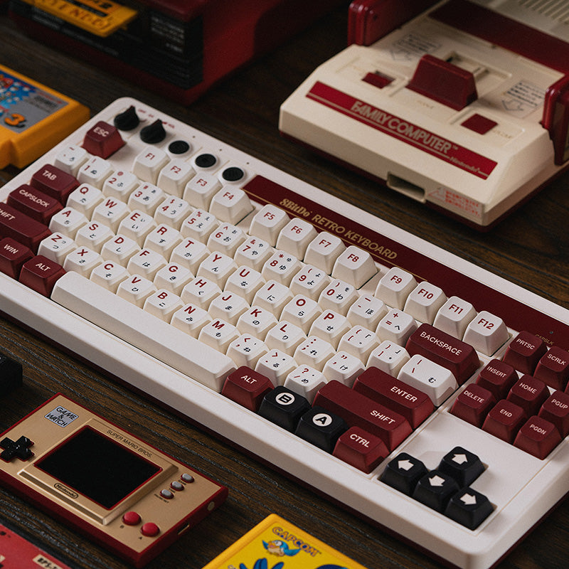 8BitDo Retro Mechanical Keyboard - Mechanical Key Edition with Retro-Inspired Styling