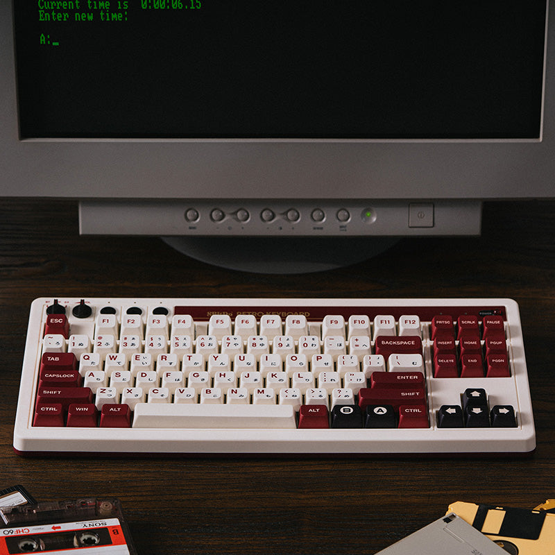 8BitDo Retro Mechanical Keyboard - Mechanical Key Edition with Retro-Inspired Styling