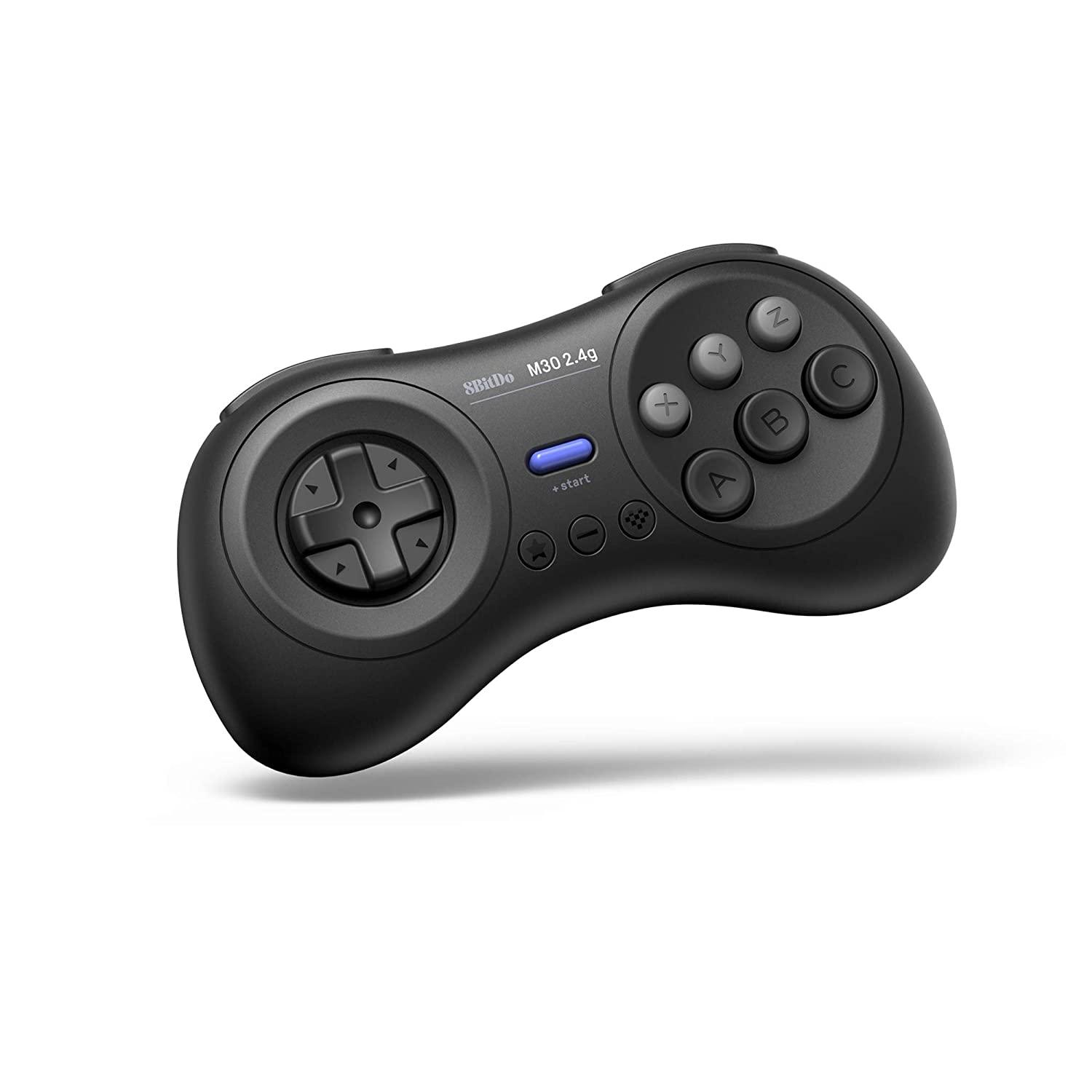 8BitDo M30 2.4G Controller for Sega Genesis & Mega Drive - Controller with a Familiar and Practical Layout