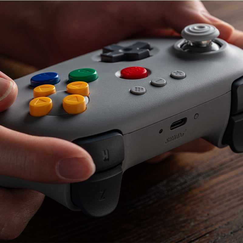 8BitDo 64 Bluetooth Controller for Analogue 3D - Controller with a Familiar and Practical Layout