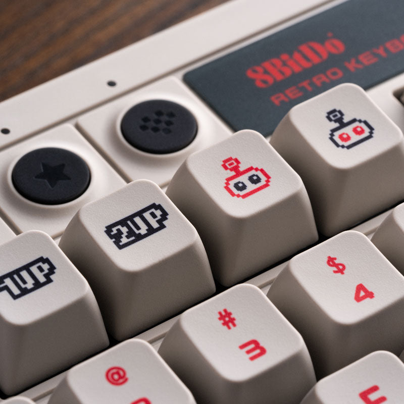 8BitDo Retro Keycaps - Mechanical Keyboard Customization Keycap Set