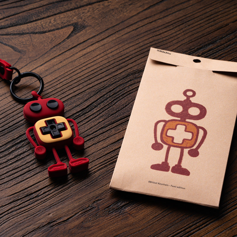 8BitDo 8Bitbot Keychain - Mini Keychain Design for Bags and Keys
