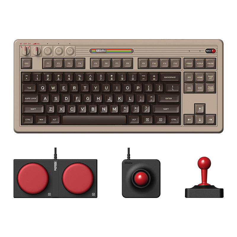 8BitDo Retro Mechanical Keyboard - Mechanical Key Edition with Retro-Inspired Styling