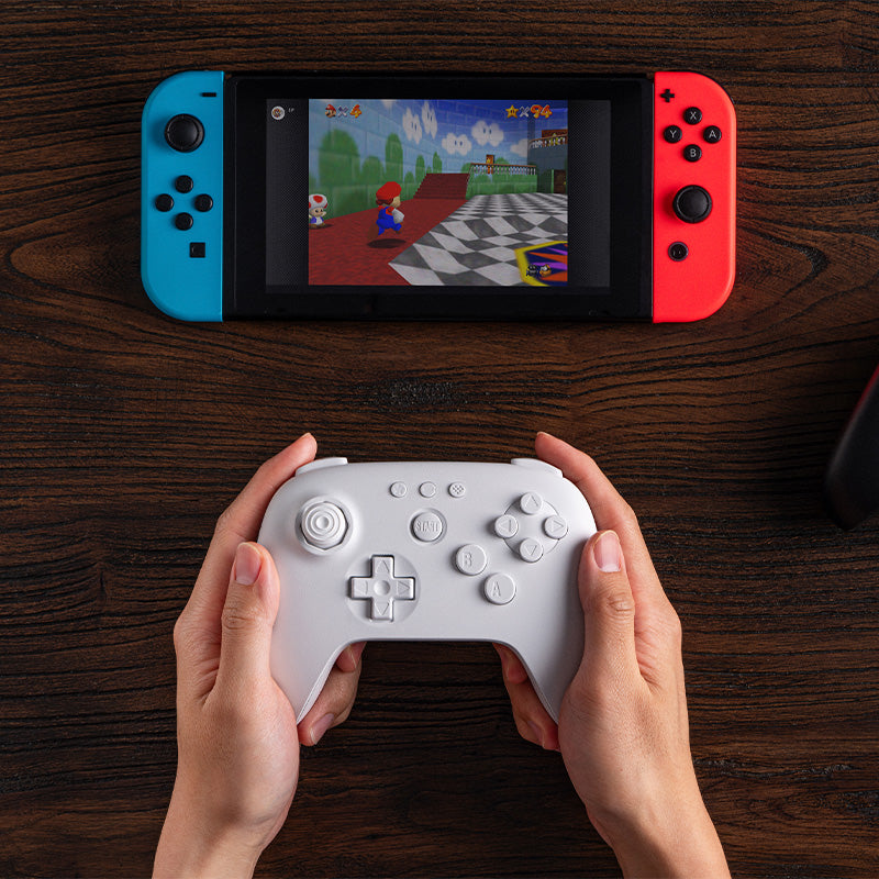8BitDo 64 Bluetooth Controller for Analogue 3D - Controller with a Familiar and Practical Layout