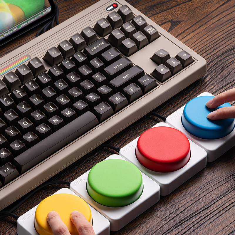 8BitDo Keyboard Extensions - Super Buttons Super ABXY Super Stick - Keyboard Add-On Edition for Custom Control Setups