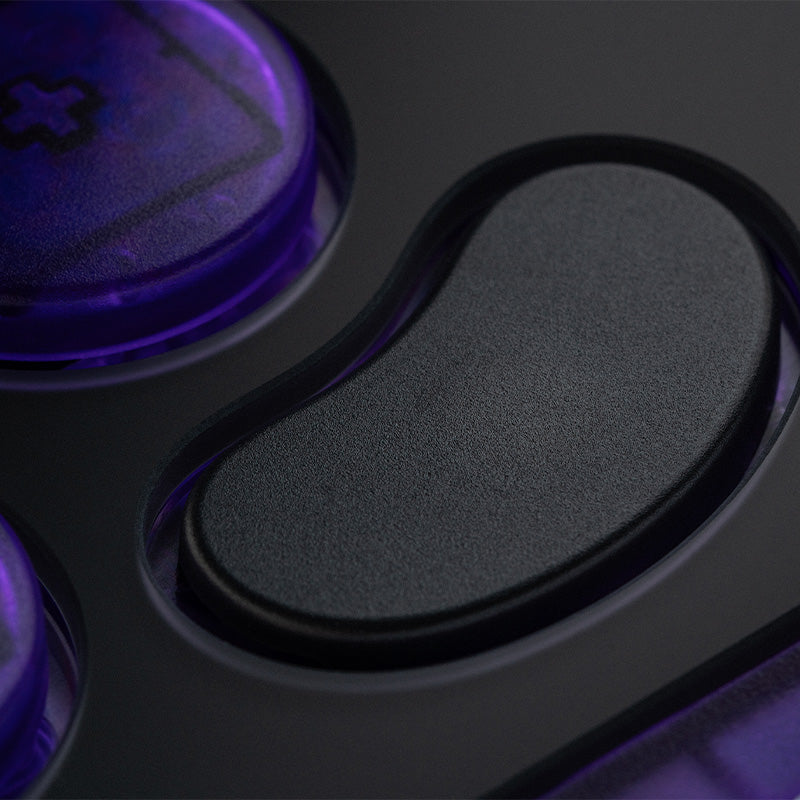 8BitDo Arcade Controller - Transparent Purple Signature Edition - Arcade Controller Design with Customizable Inputs