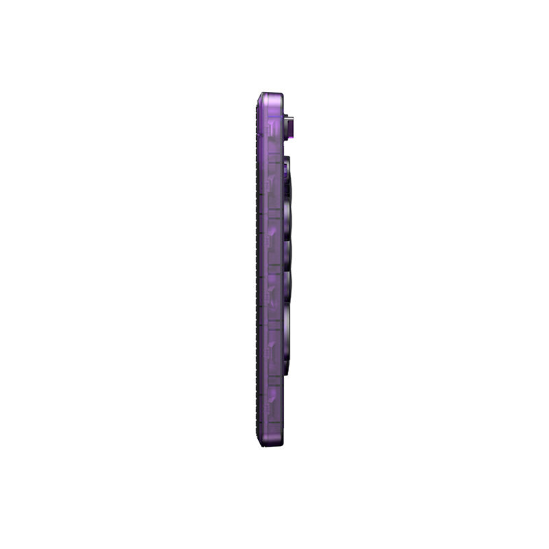 8BitDo Arcade Controller - Transparent Purple Signature Edition - Arcade Controller Design with Customizable Inputs