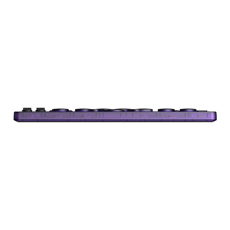 8BitDo Arcade Controller - Transparent Purple Signature Edition - Arcade Controller Design with Customizable Inputs