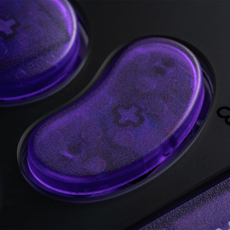 8BitDo Arcade Controller - Transparent Purple Signature Edition - Arcade Controller Design with Customizable Inputs