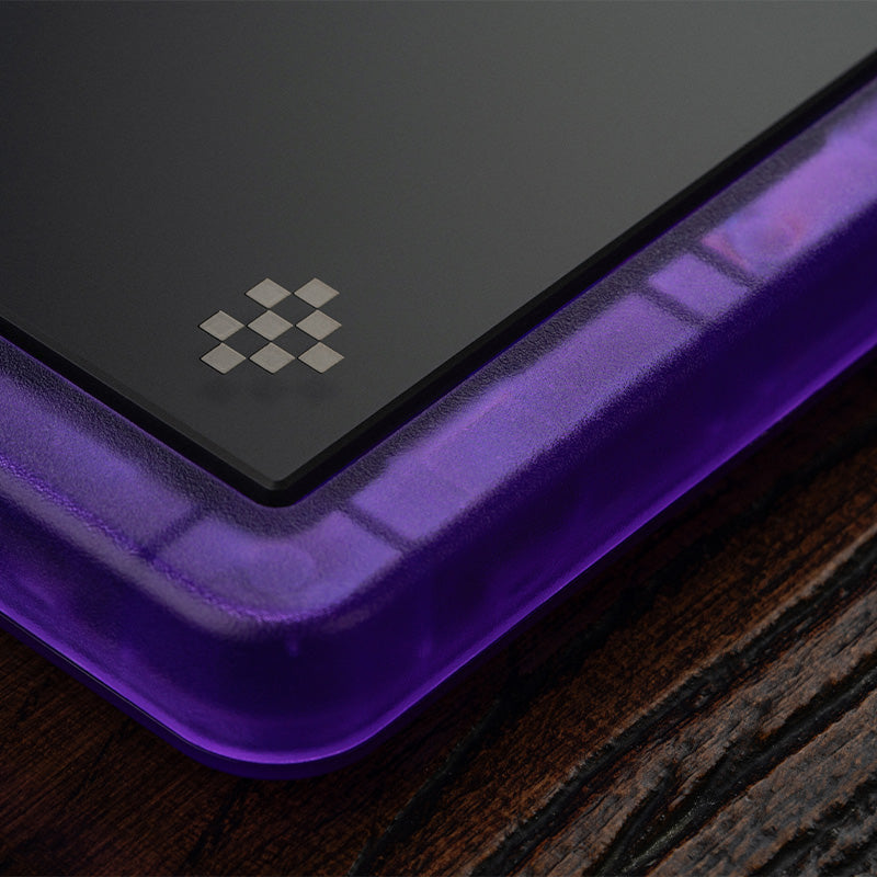 8BitDo Arcade Controller - Transparent Purple Signature Edition - Arcade Controller Design with Customizable Inputs