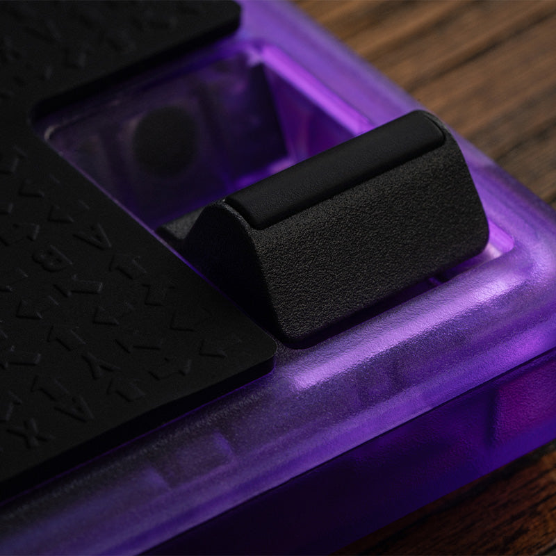 8BitDo Arcade Controller - Transparent Purple Signature Edition - Arcade Controller Design with Customizable Inputs