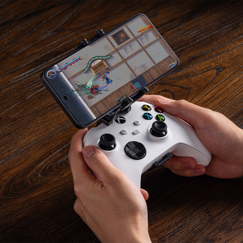 8BitDo Mobile Gaming Clip for Xbox Controllers - Phone Clip Design for Supported Game Controllers
