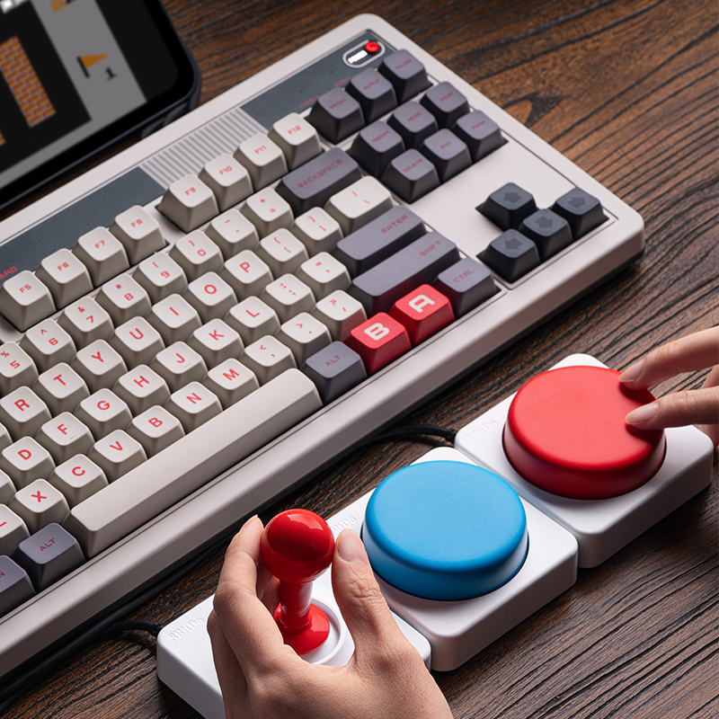 8BitDo Keyboard Extensions - Super Buttons Super ABXY Super Stick - Keyboard Add-On Edition for Custom Control Setups