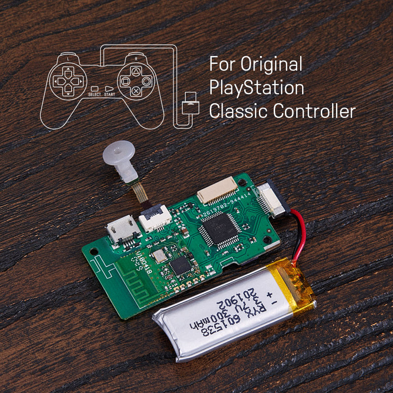 8BitDo Mod Kit for Original PlayStation Classic Controller - Mod Kit Edition for Supported Classic Controllers