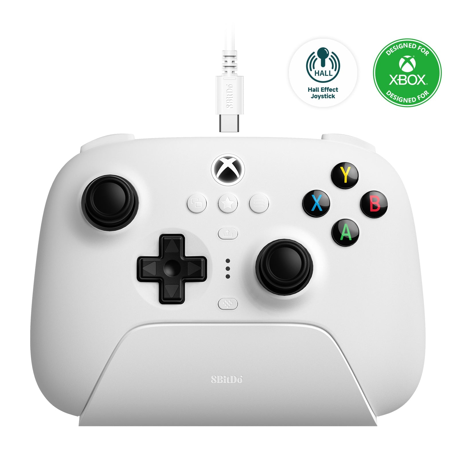 8BitDo Ultimate 3-mode Controller for Xbox (Wired for Xbox Series X|S and Xbox One Wireless for Windows and Android) - Controller with a Familiar and Practical Layout