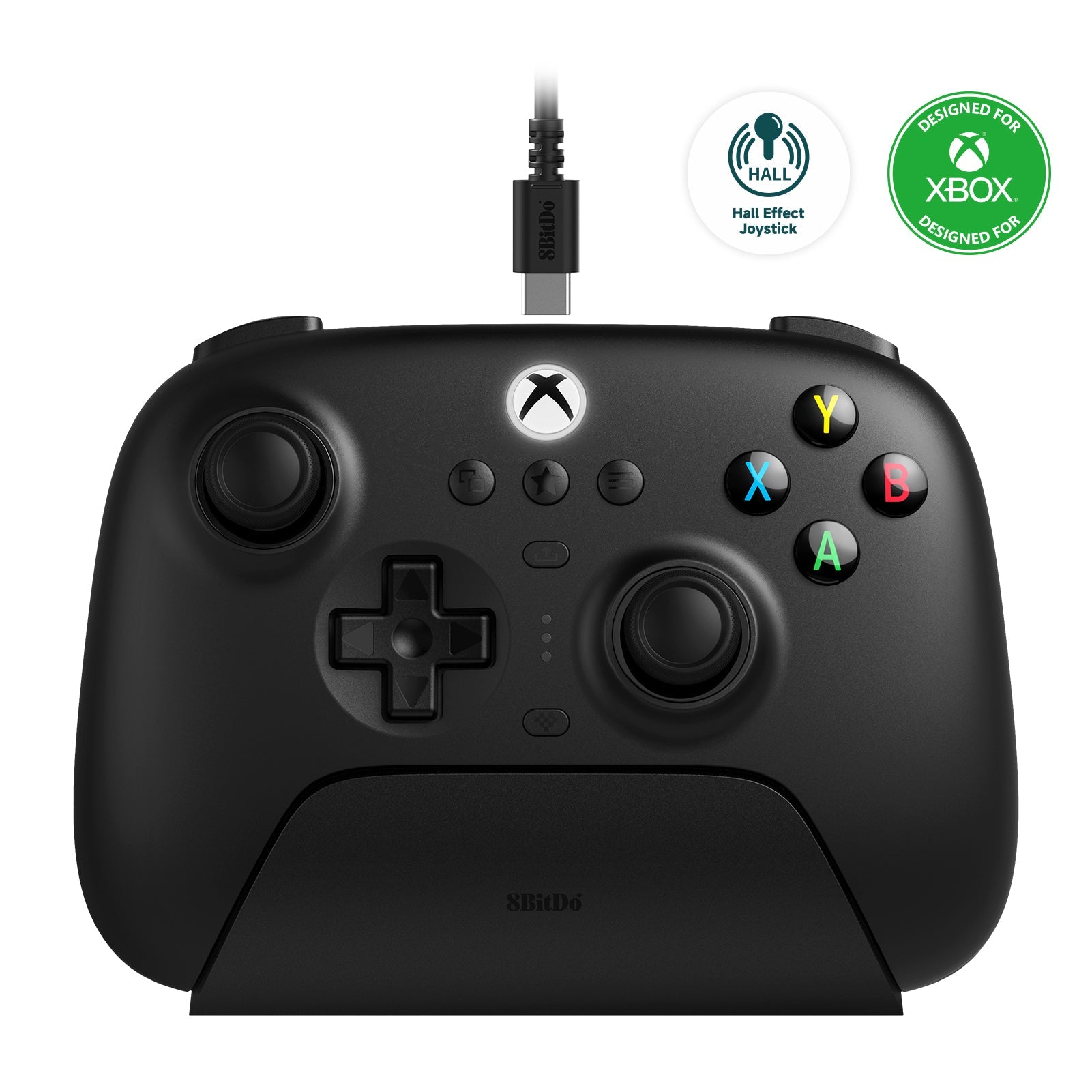 8BitDo Ultimate 3-mode Controller for Xbox (Wired for Xbox Series X|S and Xbox One Wireless for Windows and Android) - Controller with a Familiar and Practical Layout