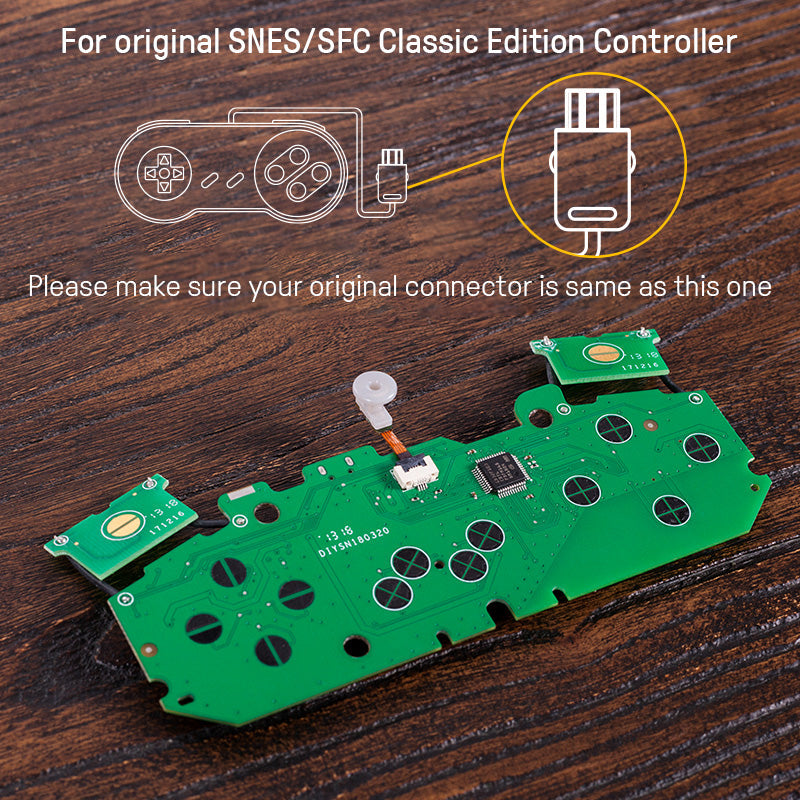 8BitDo Mod Kit for SNES/SFC Classic Edition Controller (Classic) - Mod Kit Edition for Supported Classic Controllers